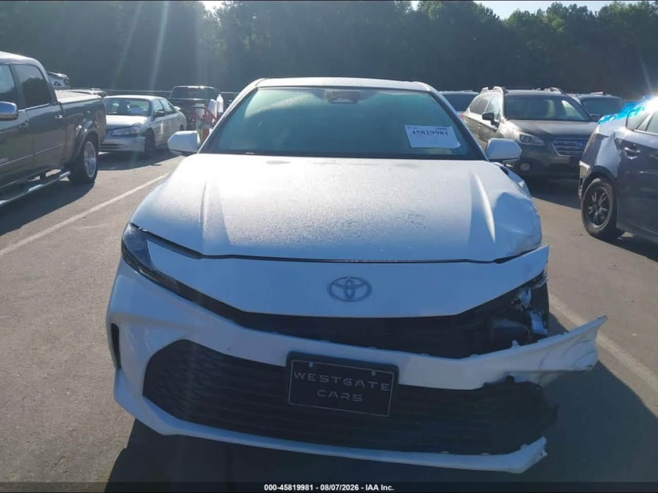 🔥سعر مناسب جداً 🔥
(((مكتب اسديرة لتجارة السيارات)))

📆تاريخ المزاد 30/9/2026

نوع السيارة: Toyota Camry 2025

الضرر موضح في الصورة

للاستيراد يرجى التفضل بزيارة المكتب 

📍موقع المكتب: اسديرة طق طق قرب مول انيس 

للاستفسار :
***********
اهلاً وسهلاً بكم ونشكر ثقتكم بنا💙

نص مكتوب في الصور:
- 000-45819981 - 08/07/2026 - IAA Inc.