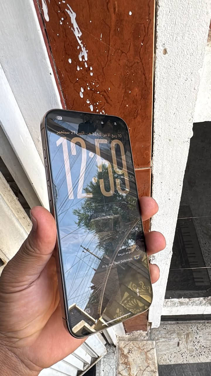 ايفون 16 برو ماكس للبيع
ذاكره 256
بطاريه 91
سعر مليون 275
