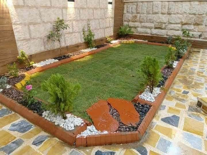 ديكورات حدائق • تركيب ثيل • فلوجه الانبار