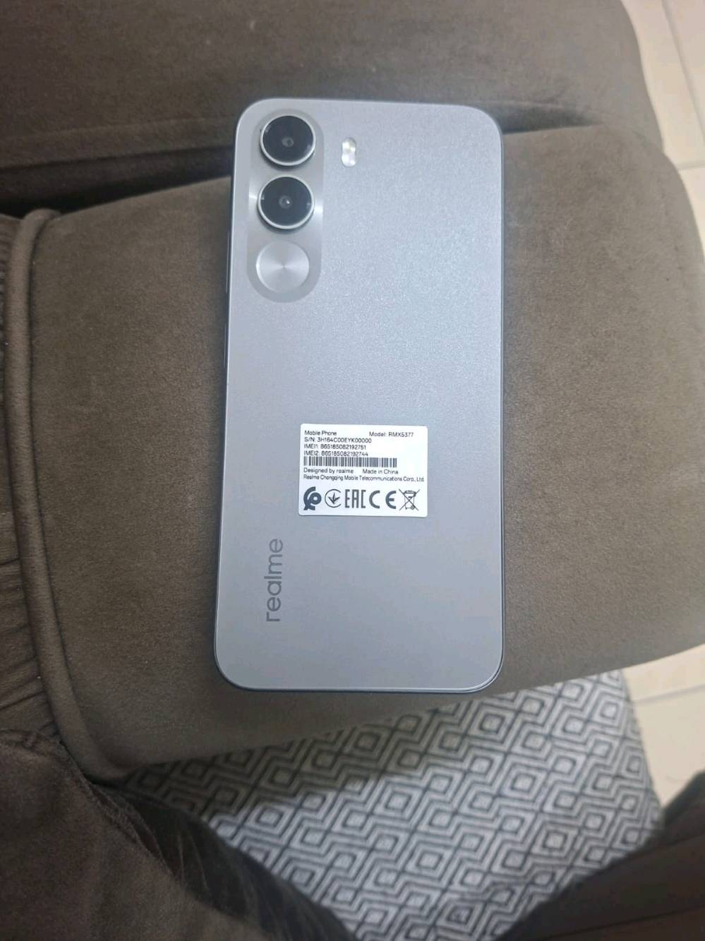 السـلام عليكم هاتف ريلمي c100i
نظيـف ممبدل بي شي .
السعر 200بي مجال
العنوان:بغداد
رقم بي واتس اب.***********