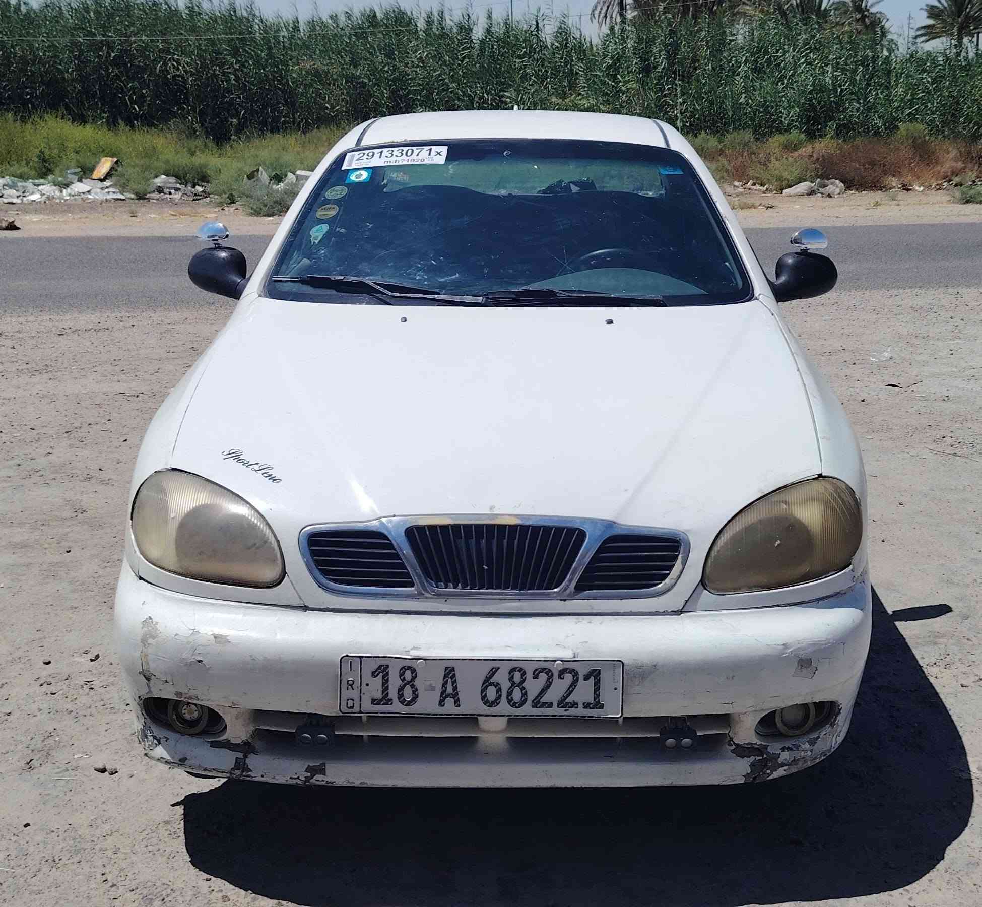 دابو لانوس موديل ٢٠٠٠ كير عادي
رقم بابل انكليزي هزه جديده
محرك وكير جدد
حداديه حيل نضيفه
باور ومشط جدد
غرفتها كلش حلوه
تايرات نضاف باتري جديد
كهربائيات شغاله
والكشر كدامك السعر ٢١
وبيها مجال قليل مكان السياره ابو غريب
 خان ضاري ***********
