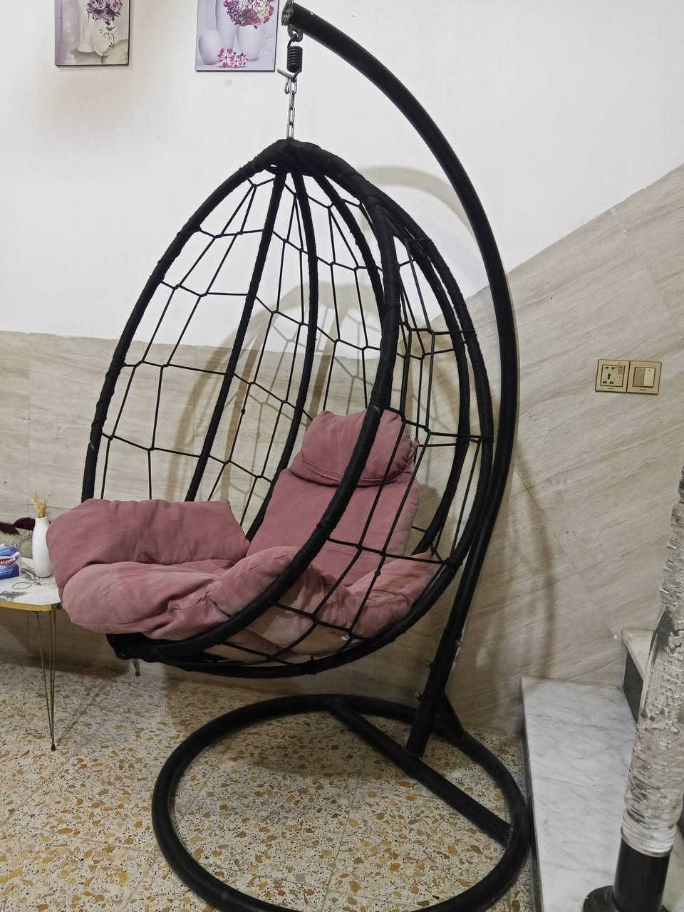 ميز طعام نظيف مع 4 كراسي عظم عاج السعر 80
مرجوحه عش العصفور نظيفه سعرها 75
للاستفسار الاتصال ‏‏‪***********‬‏
