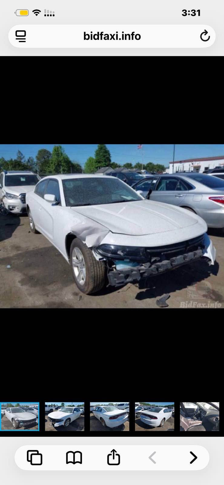 Dodge Charger 2022 sxt plas 1/1
دوج جـارجر 2022 sxt plas 1/1
سلايت ، بصمه
تشغيل عن بعد ، بصمه ابواب
كشنات جلد ، كشنات خزن
كشنات حار بارد ، كشنات خلفي هيتر
كشنات حضن ، هيتر ستيرن
نقطه عميه ، مرايات هيتر
كشافات ضباب ، كشافات اماميه
لايتات زنون ، بكلاياتات متصل لد
مثبت سرعه ، حساسات خلفيه
السياره بعد بيها مواصفات الخ..
حادث السياره : جاملغ امامي صبغ وحافه البوند 
ماشيه 38000mi
الاستفسار تصال ع رقم
*********** أربيل, العراق

نص مكتوب في الصور:
- 3:31 bidfaxi.info
- 3:31 bidfaxi.info BidFax.info
- 3:31 bidfax.info BidFax.info
