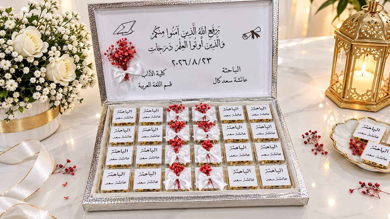 توزيعات التخرج • حسب الطلب • توصيل محافظات