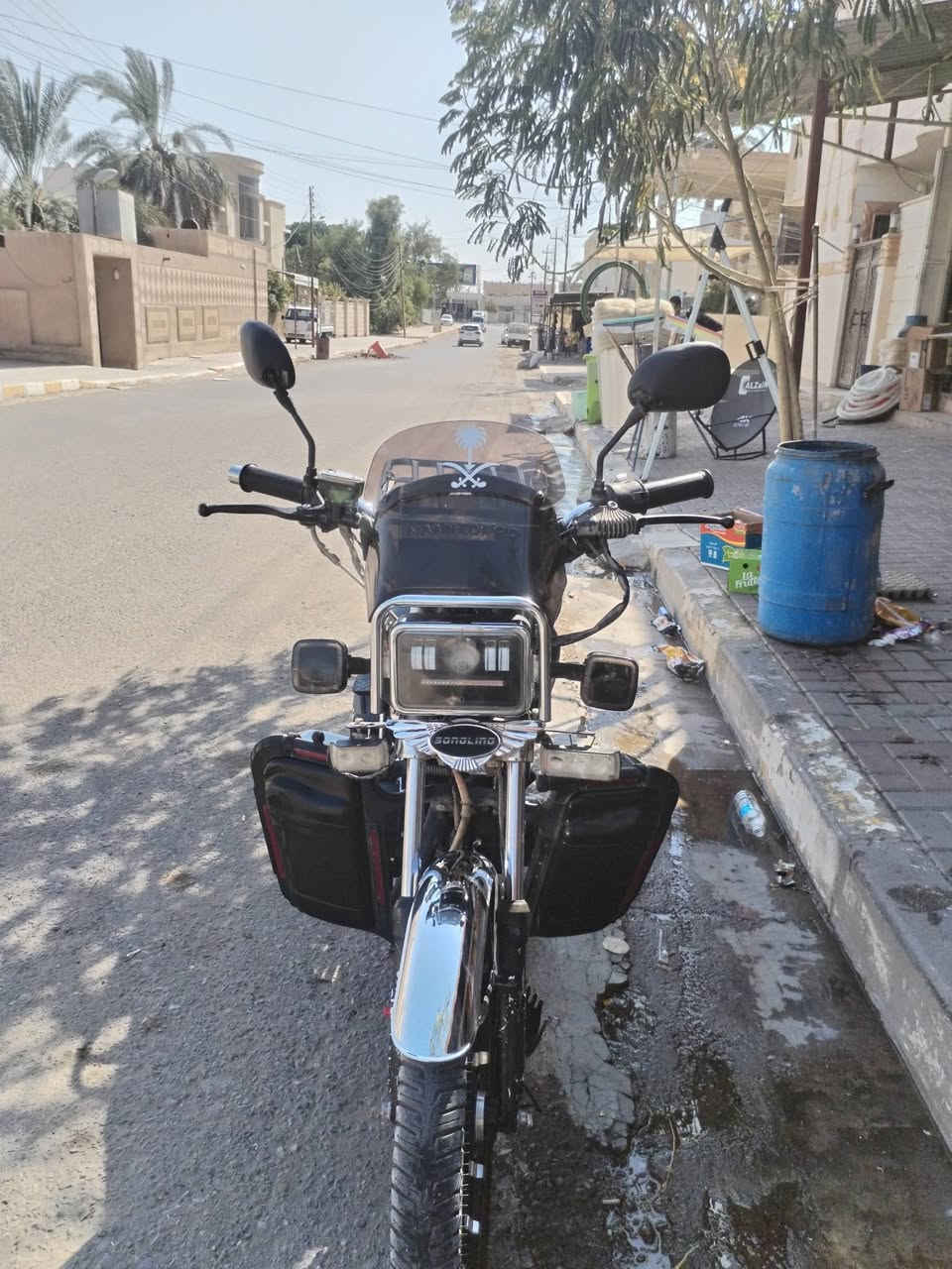 السلام عليكم دراجة ايراني للبيع موديل 2026 مكينه تايرات ويل كله جديد كهربايتات كله جديدة مكفول من كل النواحي *********** مكاني سامراء  السعررر اتصل او خاص
