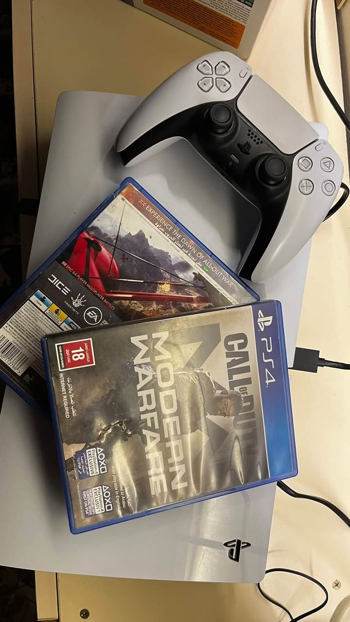 🎮 للبيع PS5 Slim – 1TB
الجهاز مستخدم لكن نظيف جدًا وحالته ممتازة، ومحافظ عليه كلش.

🔹 PS5 Slim سعة 1TB
🔹 ويا الكارتون الأصلي الخاص بي 📦
🔹 لعبة FIFA 26 ⚽
🔹 لعبة Battlefield أو Call of Duty: Warfare 🎮
🔹 قرصين
🔹 الجهاز يعمل بشكل ممتاز وبدون مشاكل.

💰 السعر: 850,000 د.ع

📍 الموقع: البصرة – الزبير – البرجسية
📞 للتواصل: ***********

للجادين فقط، الجهاز نظيف ويستاهل المعاينة.

