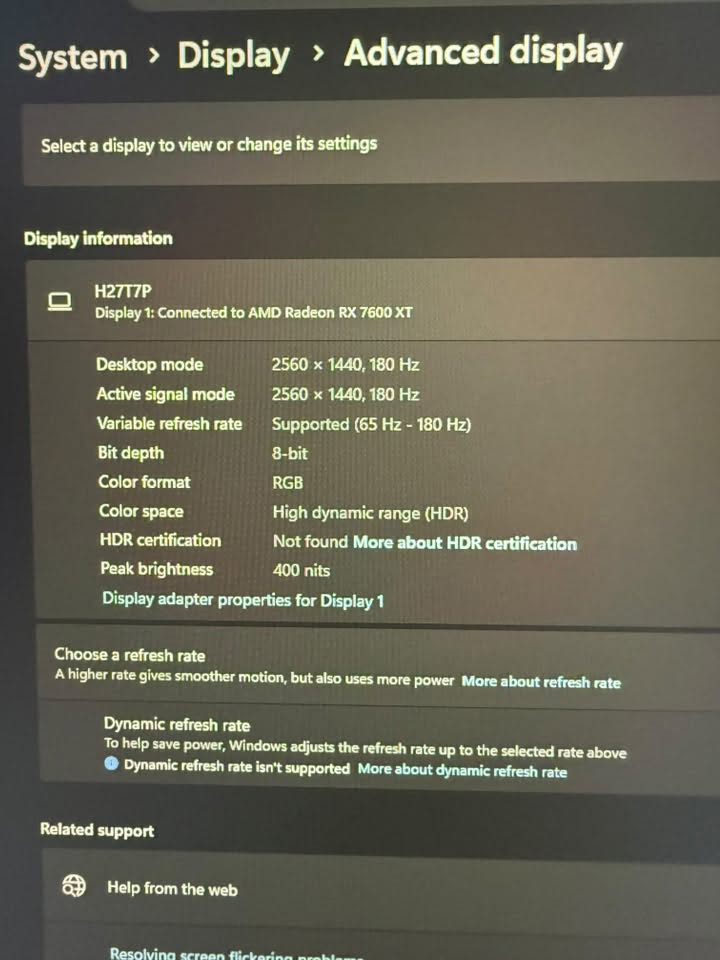 حاسبه للبيع ب مواصفات:
كارت شاشه rx7600 16G
معالج ryzen 5600
رامات 16
ماذربورد B6550
باور سبلاي atx 600w
مع شاشه قيمنق 210 هرتز 
وماوس وكيبورد مابيع مفرد 
السعر مليون و400 وبيها مجال
رقم التواصل ***********
