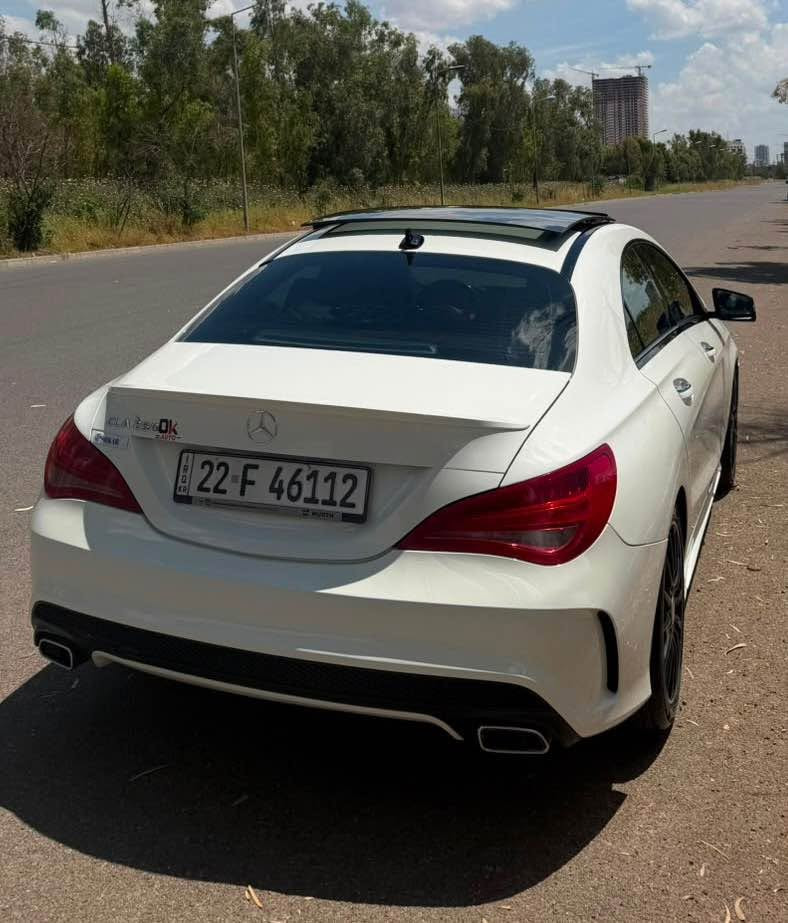 Mercedes CLA 250 AMG
مەکینە ٤ پستۆن ٢.٠ تۆربۆ
فول فول مواسەفات قەپات
پانۆراما. لایت لید. 
هەیکەل کامل AMG بیلادی
.
سبوخ /. تەنها هیلالی جاملخی پشتەوەی سایەق سبوخە.  بەبێ ژۆرێ بەبێ ئێرباگ 
.
سعر ١٤٧ وەرەقە و معامەلە
.
*********** أربيل, العراق
