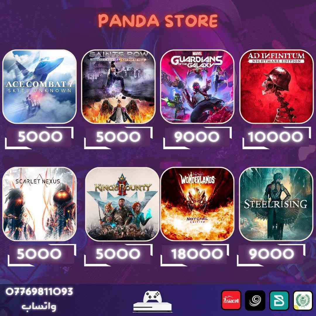 عندك xbox او pc وتبحث عن اشتراك بسعر مناسب ومضمون؟
باندا ستور وفرلك الحل للكيم باس الي يشمل اكثر من 500 لعبة باشتراك رسمي ومضمون طوال فترة الاشتراك 
🔶️اسعار اشتراك التمت
شهرين ب 20 الف
75 يوم ب 25 الف
4 اشهر ب 40 الف
5 اشهر ب 47 الف
7 اشهر ب 72 الف
8 اشهر ب 85 الف
10 اشهر ب 105 الف
12 شهر ب 125 الف

🔷️عروض بريموم
20 يوم ب 5 الاف
مع تخفيضات للالعاب 50% ⚡️

وكذالك متوفر شحن العاب 
call of duty 
fortnite 
rocket league 
dead by daylight 
rust
assassin's creed 
fifa
وشحن كرو فورتنايت ب 8 الاف فقط

متوفر زين كاش/ ماستر رافدين/ FIB/ اسيا / اثير
الدفع باسيا / اثير اغلى

للتواصل على الخاص او واتس اب
***********
***********

