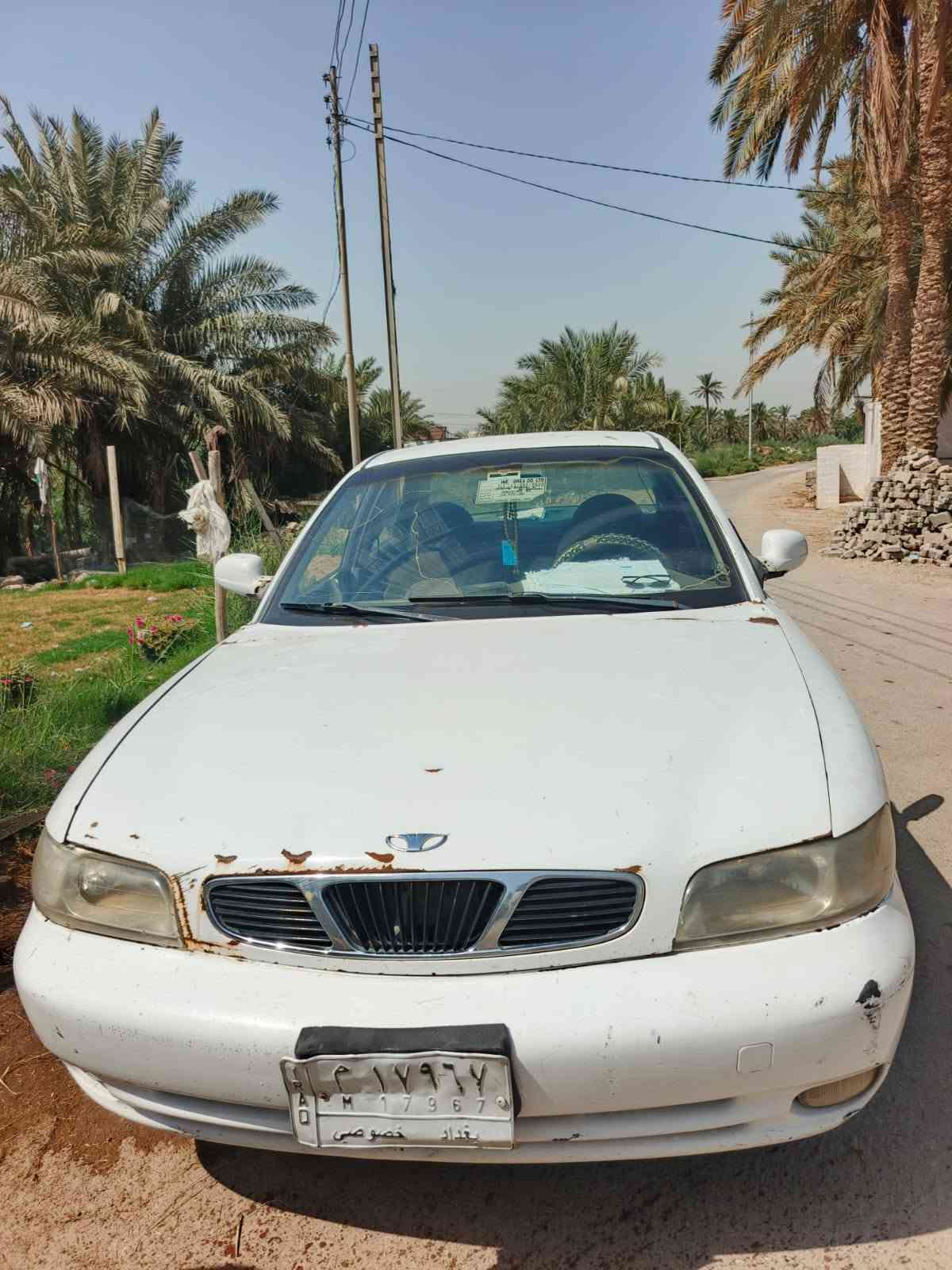 السلام عليكم دايو نوبره موديل ٩٧كفاله عامه من الصبغ والظربه عدى الخياس الي واضح بالصوره حداديه جديده وباتري جديدالسعر 24وبيه مجال سنويه ماصاقطه
