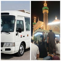 النجف الأشرف • زيارة المقابر • مبيت ليلتين