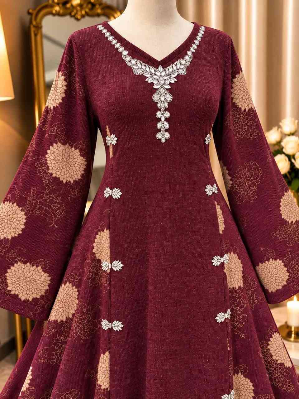 دراعة صوف • كويتي • مقاسات L-3XL