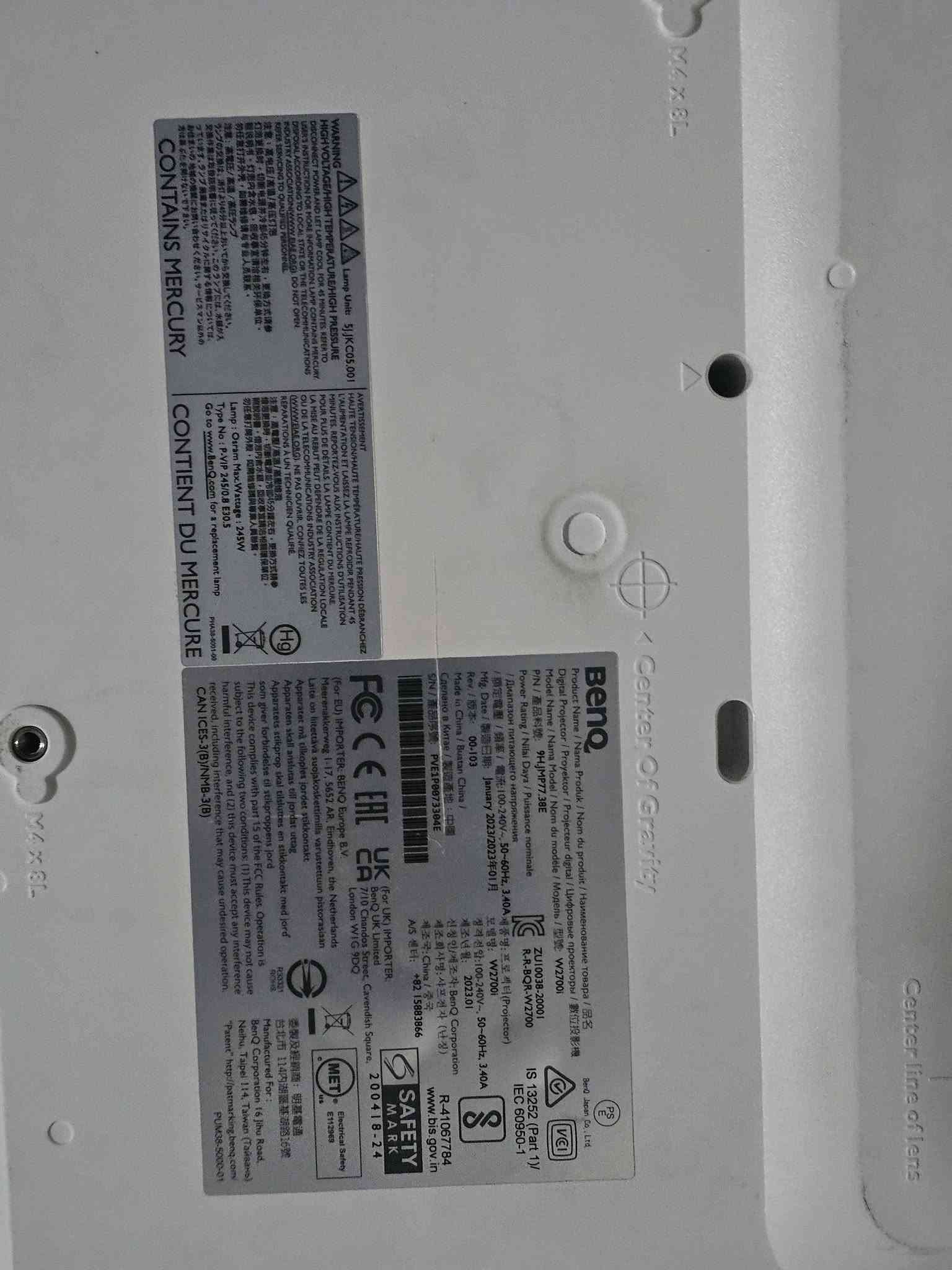 بن كيو W2700i • ٤K حقيقي • ٣٥٧ ساعة