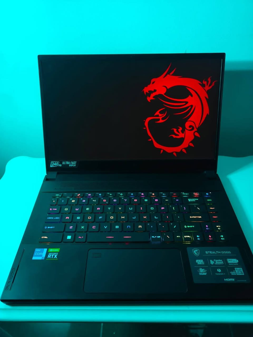 MSI G66 • RTX 3070 • شاشة ٢٤٠هرتز