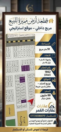 توزيع الحشد • مربع داخلي • ٩١م