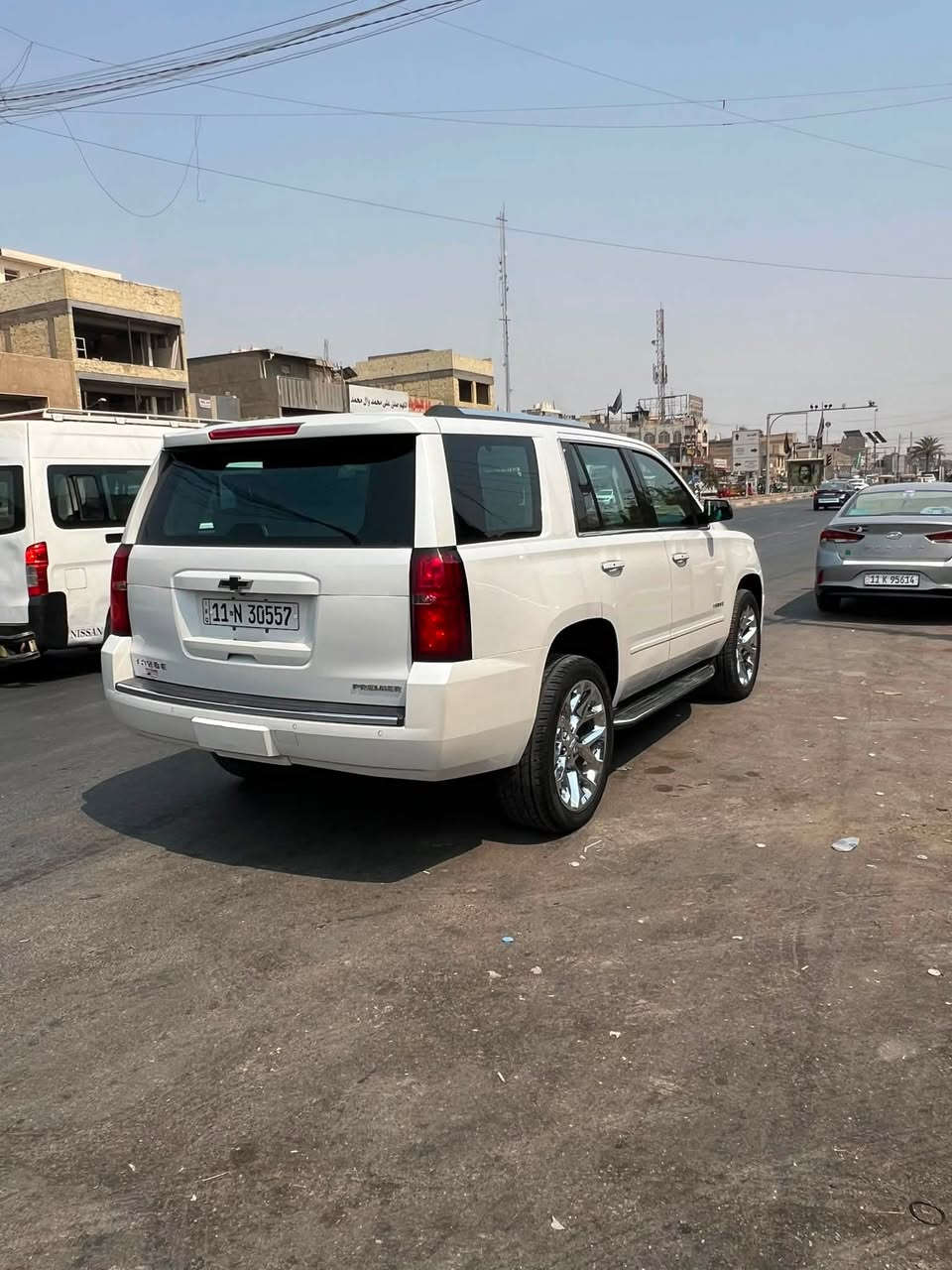 تاهو موديل ١٩ خليجي مكفوله وسونار منشور بريميه يعني اعلى فئه بسمي مكينه ٥٣٠٠ الشراي يتصل السعر ٣٦٥ بيه مجال  مكان بغداد حي اور هاتف ***********
