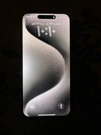 ايفون 15 برو ماكس ذاكره256gb البطاريه80% نسخه الشرق الاوسط مع كارتونته...