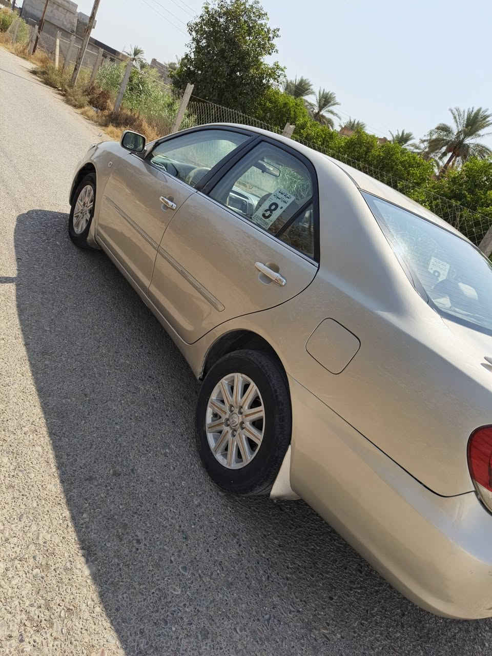 السلام عليكم
تويوتا كامري ٢٠٠٥ كراند فول ١/١
رقم بغداد
تحويل مباشر كفالة عدا الصبغ
السعر ٩٠ وبيها مجال 
العنوان صلاح الدين قضاء بلد تقاطع السعود/***********

