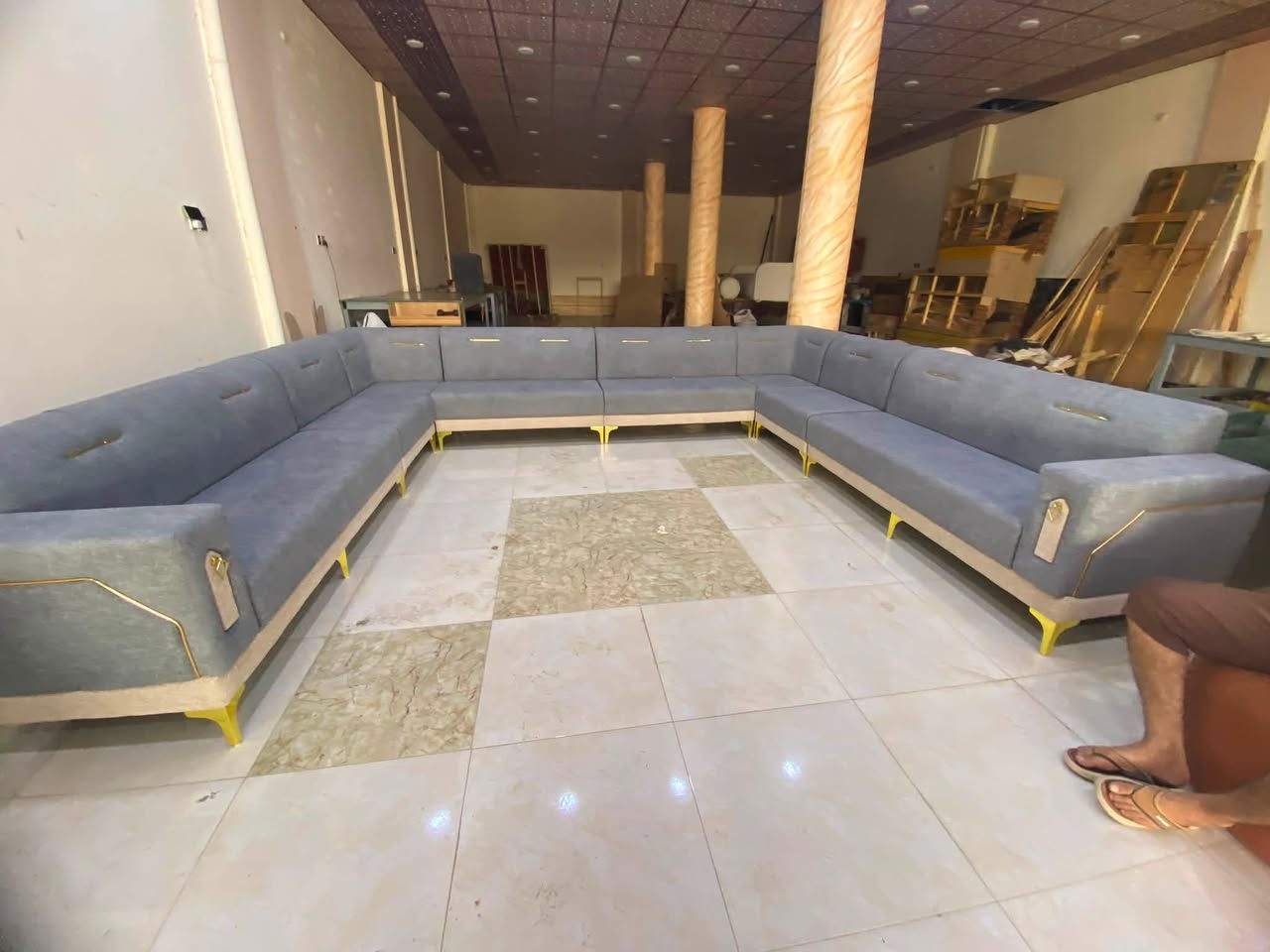ضمان ⚒️ضمان ⚒️ضمان
 
معمل ومعرض البركه
لصناعة التخم والديوان
وتجديد المستخدم🛋️
شغل عراقي تزكام مع الضمان⚒️

(خشب روسي)⚡
(بلوك بلاويد اسود )
(سفنج اكسترا +مميز اول)
متوفر جميع الاقمشه

ضمان 5سنوات

 سعر المتر  حسب الموديل

واتساب ***********
