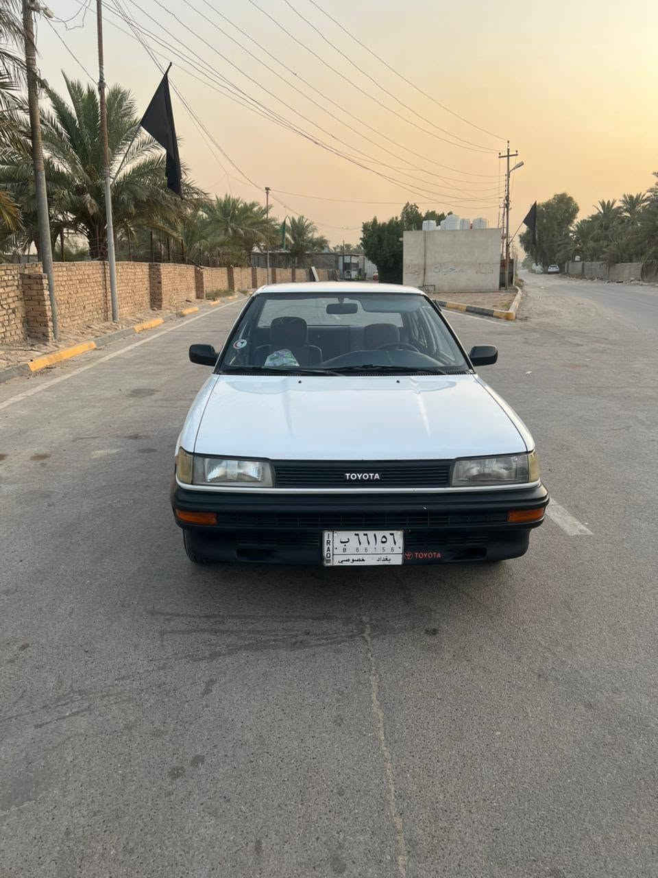 السلام عليكم كورلا موديل 1990
السيارة جاهزه من كلشي
تبريد تدفئه شغال 
السيارة مكفوله من ي حادث 
مكاني بابل حله مركز 
السعر 85وبيه مجال 
للإستفسار ***********
***********
