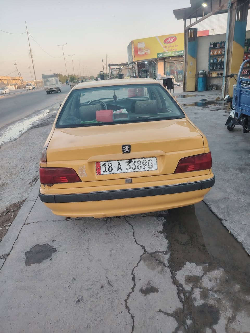 سلام عليكم ورحمة بيجو بارص موديل 15 رقم بابل انكليزي سياره حلوة سعر ٣٢ ورقة وبية مجال ***********
