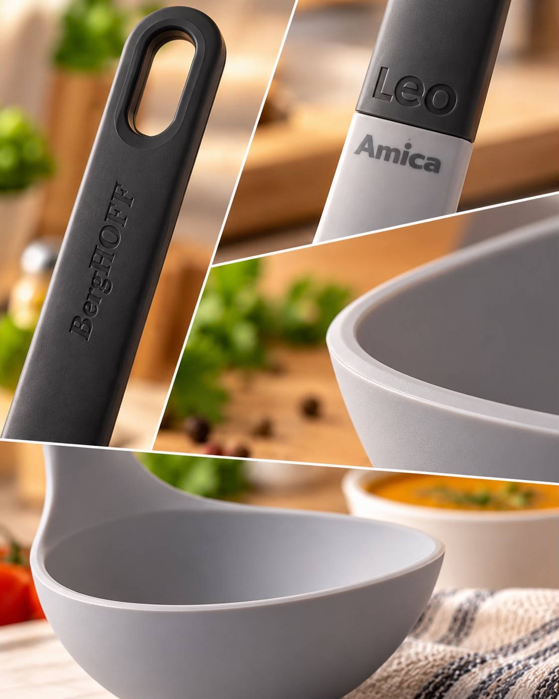 ✨ملعقة تقديم السوب AMICA✨ ملعقة تقديم السوب من AMICA— شكل أنيق، مسكة مريحة، وتصميم عملي♥️.. •امن لاستخدامة غسالة الصحون• مصنوع من السيلكون• لا تخدش الطلاء غير اللاصق لأدوات المطبخ• الابعاد: العمق 9سم / الارتفاع 31.5سم • الوزن 135غرام •الموديل ATB1003• صنع في بولندا 🇵🇱  ✨AMICA LADLE✨ AMICA LADLE — elegant shape, comfortable grip, and practical design ♥️.. •DishwasherSafe• SoftTouch• Made from sillicone• Not scratch the non stick coating of the cookware kitchen tools•Dimensions: D 9cm/ H 31.5cm• Weight 135g •Model ATB1003• MADE IN POLAND 🇵🇱  ‏‎🔵الوكيل الحصري لشركة AMICA البولندية في العراق شركة قمة التالين للتجارة العامة ‏‎📍العنوان: بغداد - كرادة خارج - ساحة عبدالقادر  الجزائري 📲*********** ‏‎لمعرفة الاسعار والتفاصيل  يرجى  مراسلتنا  WhatsApp على *********** ‏https://linktr.ee/taleeniq ‏‎نسعى دائما لخدمتكم! 💙 !We always strive to serve you ‏#Amicaagd #AmicaPoland #AmicaIQ #Baghdad #Basra  explore AMICALadle ATB1003⁩⁩⁩⁩

