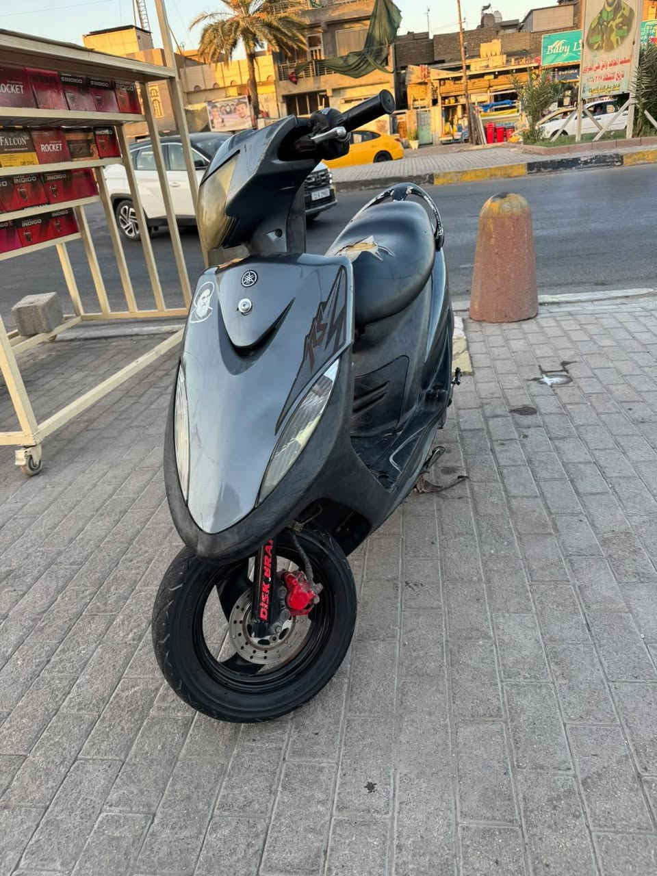سلام عليكم دراجه ماكس عدله دراجه بلاديه نكره سلف أي نقص مابيهه كلهه شغاله سعر 650 وبيه مجال عنوان بغداد رقم ***********
