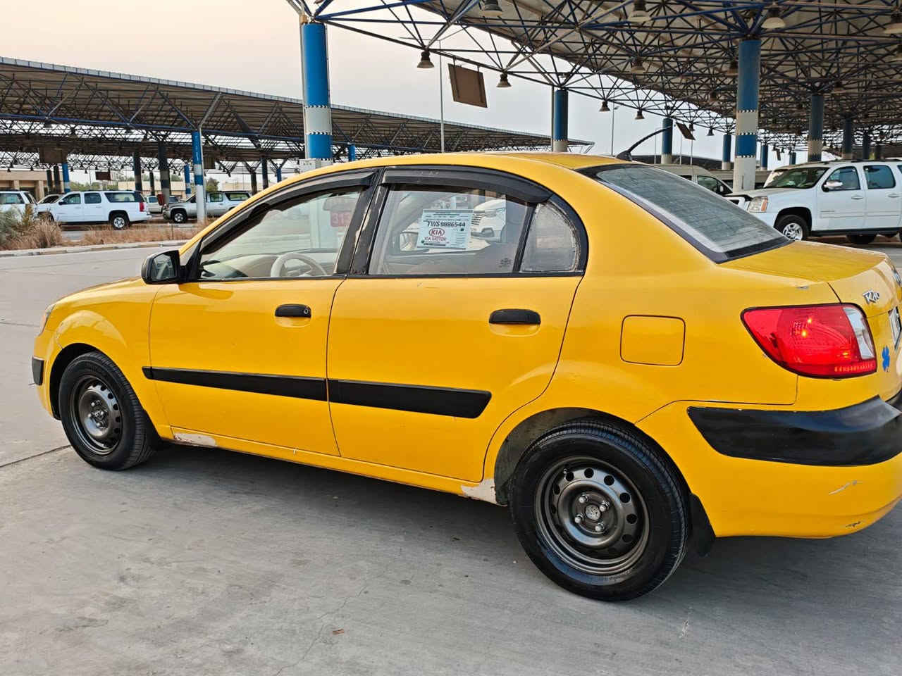 السلام عليكم الى عشاق الريوو
كيا ريوو موديل 2008خليجي مكينه 1600مامفتوح لاتنقيص ولا تبخير سياره جاهزه مكفوله كفاله عامه لاتبديل ولا ضربه بس الداير الجاملغ الايسر معمرر والباقي كفاله عامه  سياره جاهزه كبل للشارع خير من الله الف ماذب عليه تخم تاير حداديه تبريد ثلج🥶 هزه جديده مداور ثاني يوم بسمي
مصفره هيه وغرامات خط وبحث جديد الف مامطلوبه 
السعر 78وبيه مجال للاستفسار ***********
مكان ناصريه قرب كراج بغداد
