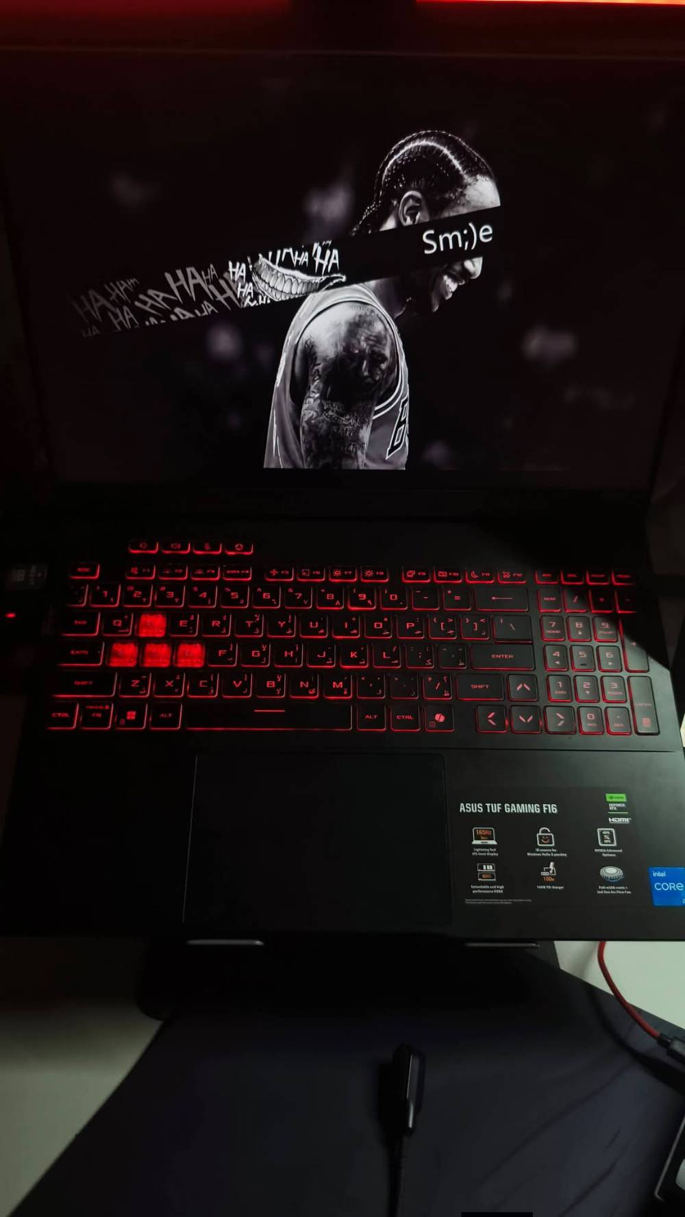 أسوس TUF F16 • RTX 5060 8GB • i5-13450HX