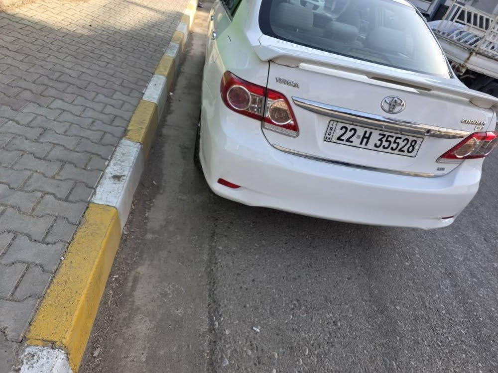 كورلا ٢٠١٣ خليجي محرك ١٨٠٠ ما مفتوح كير تبريد  بل شرط  بسمي تحويل  وكالة السيارة بيها بونيد مبدل مصبوغ بدون دواخل بدون شاصي بيها مكانين تعديل بارد فقط مكانها كركوك  السعر ١٢٣ بيها مجال بسيط *********** كركوك, العراق
