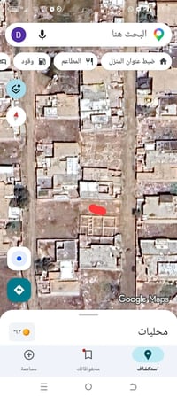 قطعة ارض زراعي 160م للبيع  حي الجوادين بشارع حسينية نبي الرحمه   خدمات...