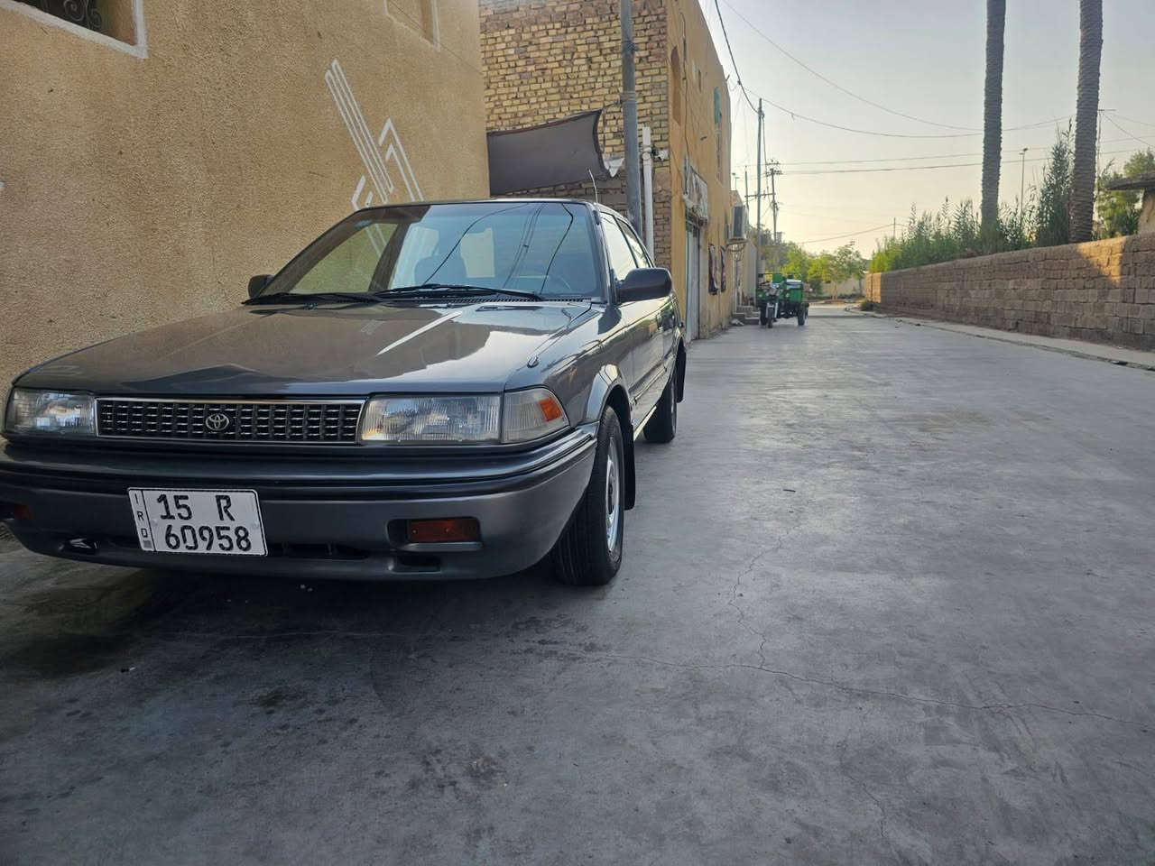 سلام عليكم كورلا مديل 90 يسره بلاد وارد امريكي سياره جاهزه تخم تاير حداديه جديده بطنه جديده تبريد شغال مكينه وكير وتبريد ومشط حاويه جديد سياره متعوب عليه مال جناي صبغ عام جماليه فقط رقم نبار بسمي نكليزي سعره 48 بيه مجال المكان واسط نعمانيه غير متواجد عل فيس ستفسار ***********.      ***********
