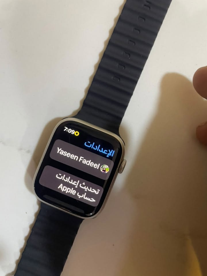 ساعة Apple Watch الجيل 8 مستعملة للبيع بيهة شخط
بالشاشة الخارجية مر الداخلية مبين للأمانة وياهة كيبل اصلي 

اني اشتريتة  يجي ويه الساعة وشحن يطول 3ايام  

السعر 100 وبيهة مجال للشراي لا تكسر سعرهة 

مكاني بغداد الدورة البعيثة 

للاستفسار الاتصال على ***********

