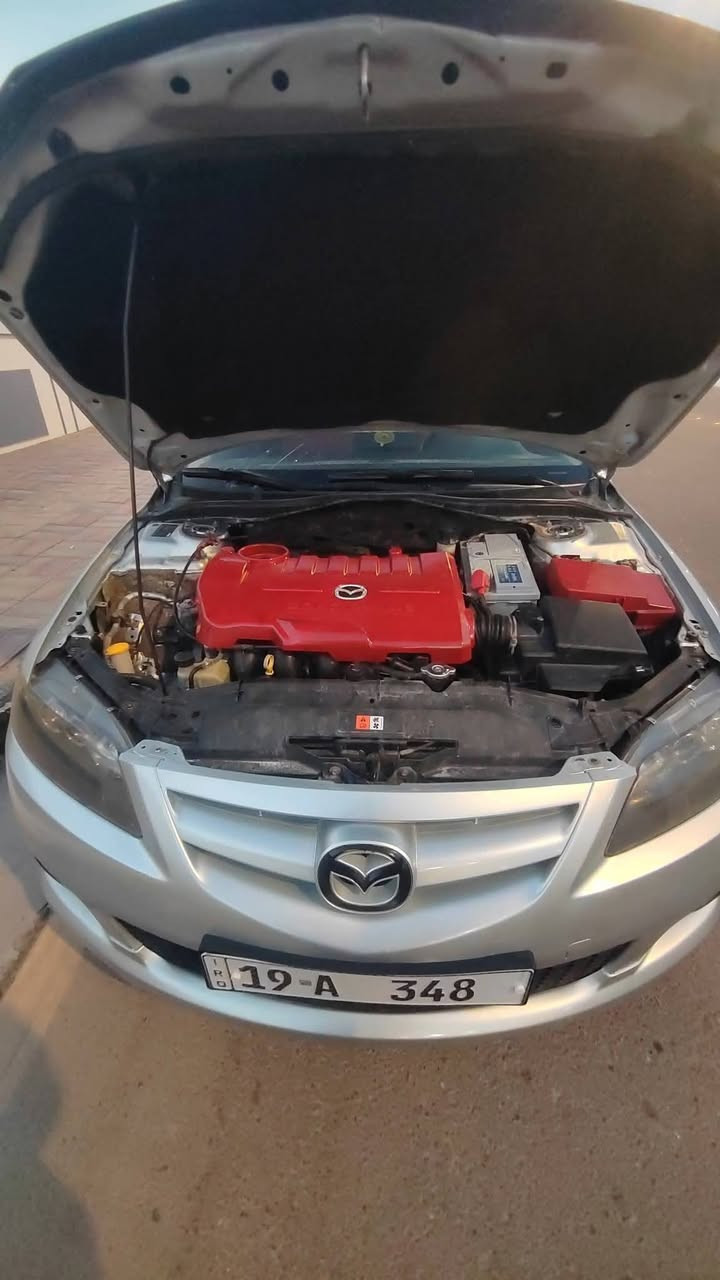 السلام عليكم من رخصت الأدمن المحترم  /MAZDA6/  موديل 2005. رقم كربلاء مميز عتراف مباشر بسمي هزه ورقم وسنويه جدد السياره معمره من الدعاميه لدعاميه كله جديد مكينه +كير خير من الله حداديه جديده خلفي وئمامي ويل كب 18 توسايز تخم تاير جديد غرفه جديده مثل موضحه بل صوره تبريد ثلج❄️ السياره بدون حادث ولا خياس مصبوغه جماليه سعرها 75 $ويه الرقم بدون رقم 65 للأستفسار الئتصال على الرقم *********** مكان السياره في كربلاء وبخدمتكم
