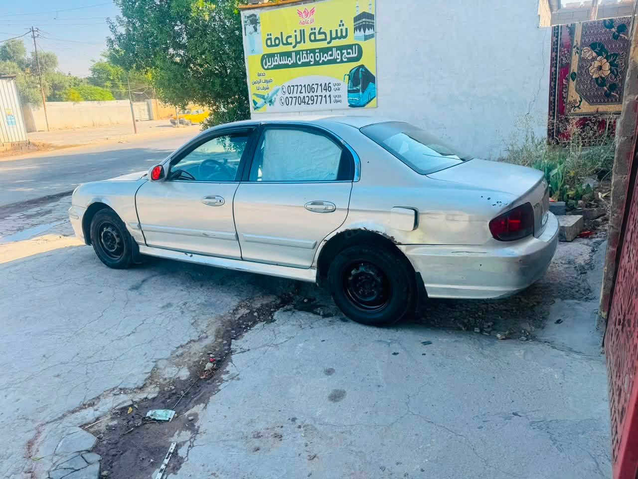 سوناتا ٢٠٠١بلاديه جارده حلوه تبريدشغال تتفاء كلشي شغال بيها كفاله مكينه كير عادي التبريد ثلج الدشبول كله شغال بسمنه تحويل ثاني يوم 
بغداد حي اور *********** السعر ٥٣ وبيها مجال حك الجيه
