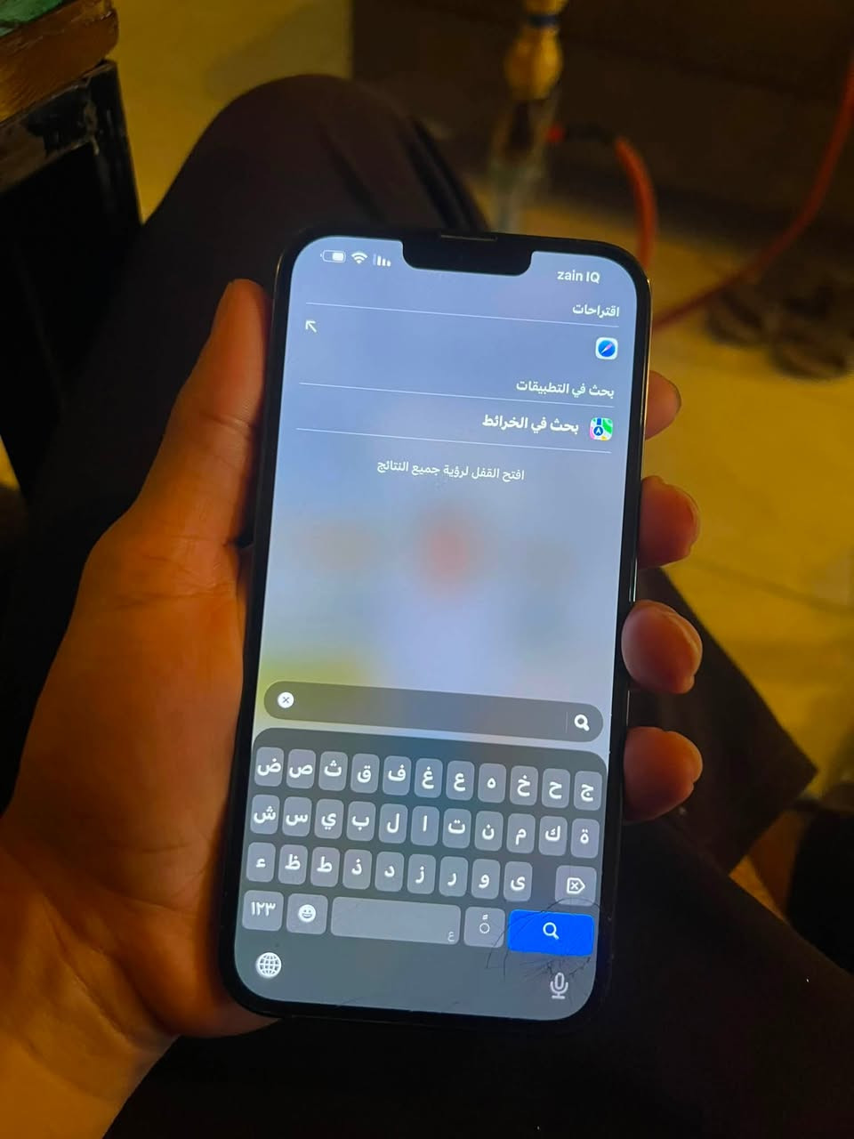 سلام عليكم ايفون ١٣برو ماكس بحري لون مميز فقط ضهره مكسور وشاشته فطر بيها مامفتوح شرط وتر بروف عل فحص

ذاكرته:٢٥٦

بطاريته:٨٧

جهاز نضيف مثل ما موضح بالصوره

للبيع ليريده بخدمته مكاني نجف قضاء المناذره

 ***********واتساب

سعره ٦٧٠وبي مجال حك الجيه
