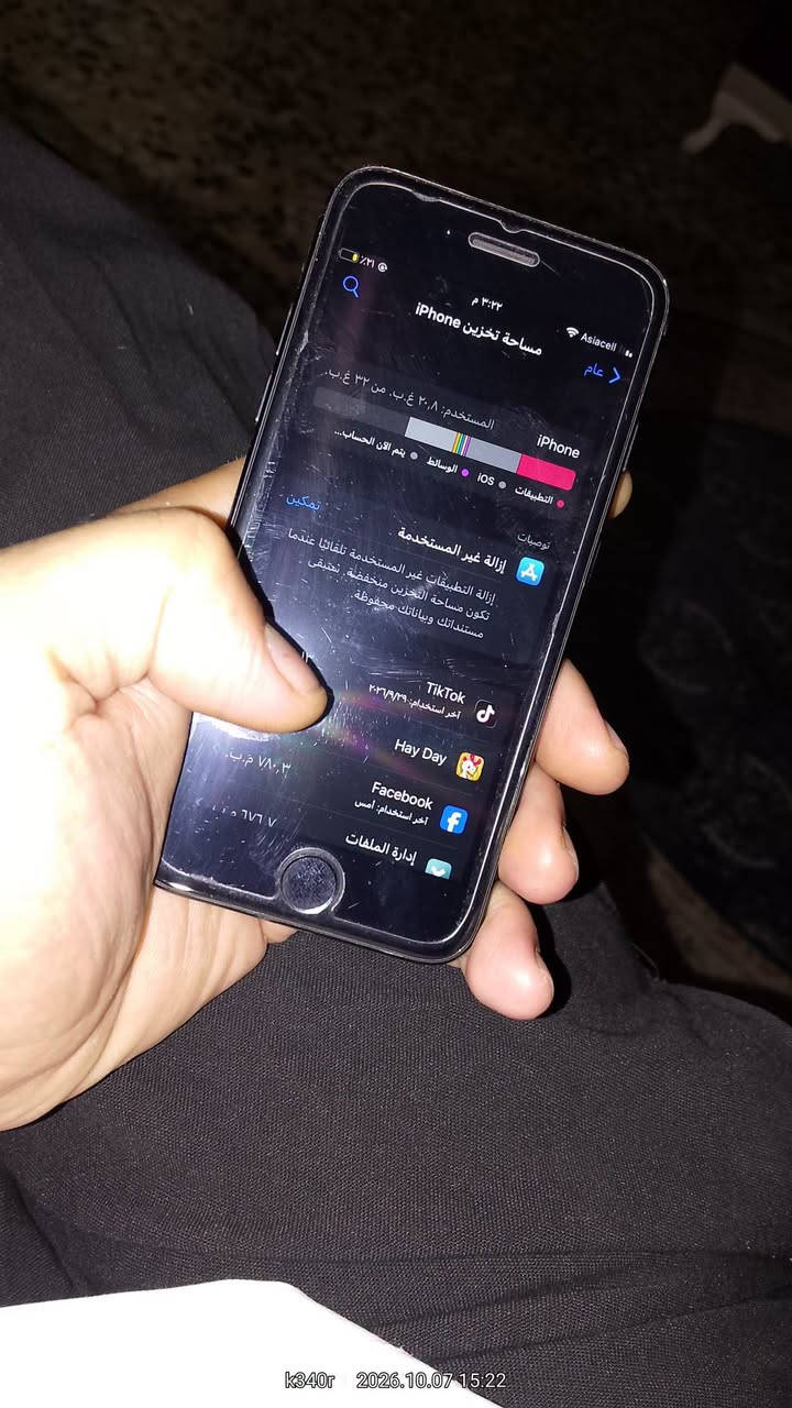 ايفون ٧ • ذاكرة ٣٢ • بطارية ١٠٠