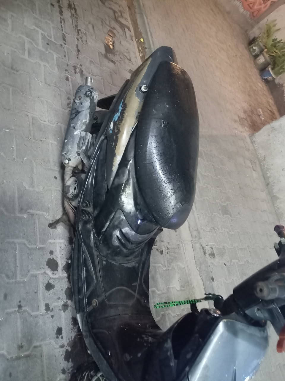السلام عليكم درجة للبيع ماكس ١٢٠ عدله برغي ممفتوح بيهة لا دخانه لا نضوح محرك ناعم وصالنصه رياضي بس يرادله ترتيب لين تاركه والله ممحتاجة سعر ٣٠٠ وبيه مجال كاضميه *********** نقص بريك خلفي
