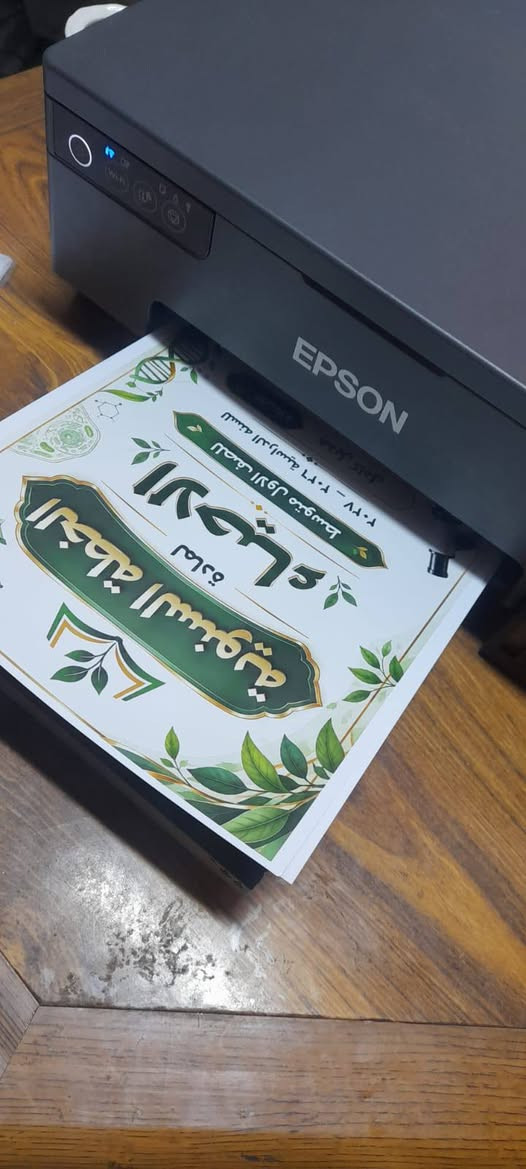 سستم طباعة • إبسون L8050 • شاشتين HP 17