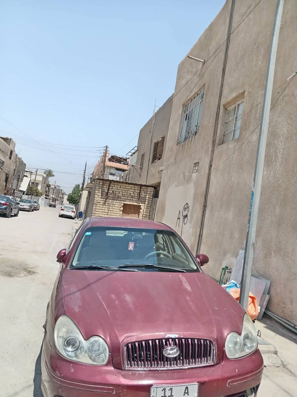 السلام عليكم سوناتا ٢٠٠٤ للبيع مكان السيارة بغداد العامرية السيارة مصبوغة عام أثر جراد مكينه ٢٤٠٠ رقم صاحب السيارة *********** اي استفسار لاتصال ع هاذة الرقم  السعر ٥٥ وبيه مجال
