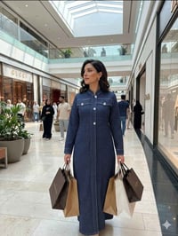 فستان صيفي • خامة درجه اولى • مقاسات ٤٢-٥٤