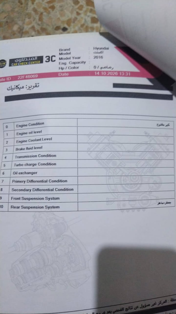 اكسنت • موديل ١٦ • محرك ١٦٠٠
