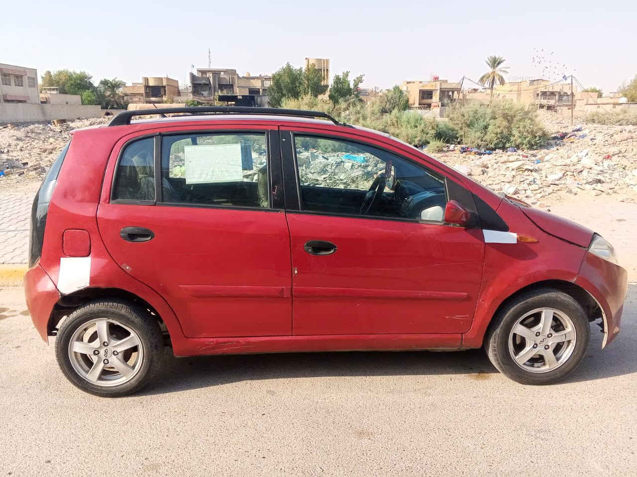 بيع مستعجل ب 28 وبيها مجال الشراي شيري a1 موديل 13 سياره مكفوله كير مكينه جديدة كلج جديد باتري  جديد داينمو ياباني مال يارس تخم تاير جديد وماشيه 80 ارقام انكليزيه بسمي منظومة لايت زنون مكانها بغداد الاستفسار الاتصال ع الرقم ***********

