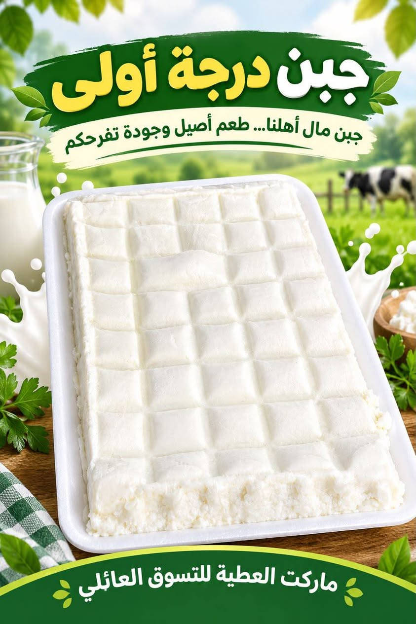 ماركت العطية • لبن غنم • القيارة
