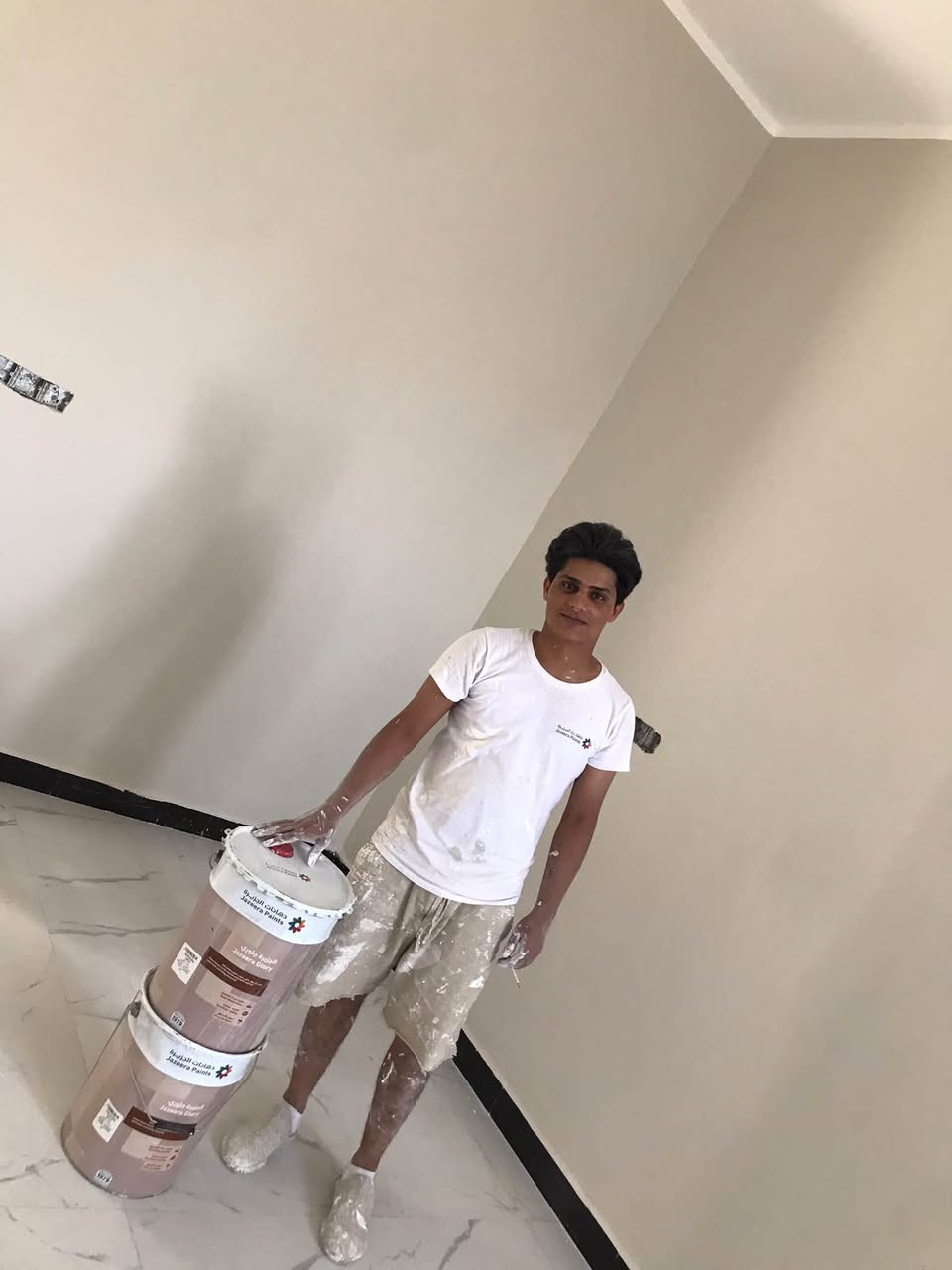 صبغ فقط • صبغ مع تصليح • صبغ مع طلس عام