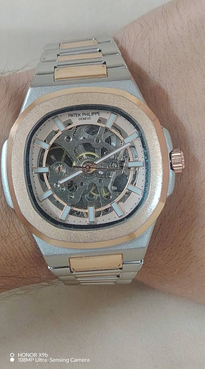 ساعة PATEK PHILIPPE 
ساعة سبور ماستر بدون الملحقات
تشتغل الساعة بنظامين 
1️⃣ نظام  اوتماتيك  2️⃣نظام التكويك
🟢وايضا الساعة كلها لامينوس (فسفورية) 
⌚ساعة ضد الماء  WATER RESISTANT💦
⌚ساعة معدن STAINLESS STEEL🔗
السعر والتفاصيل خاص
للحجز والاستفسار مراسلة الصفحة او الاتصال على الرقم***********
