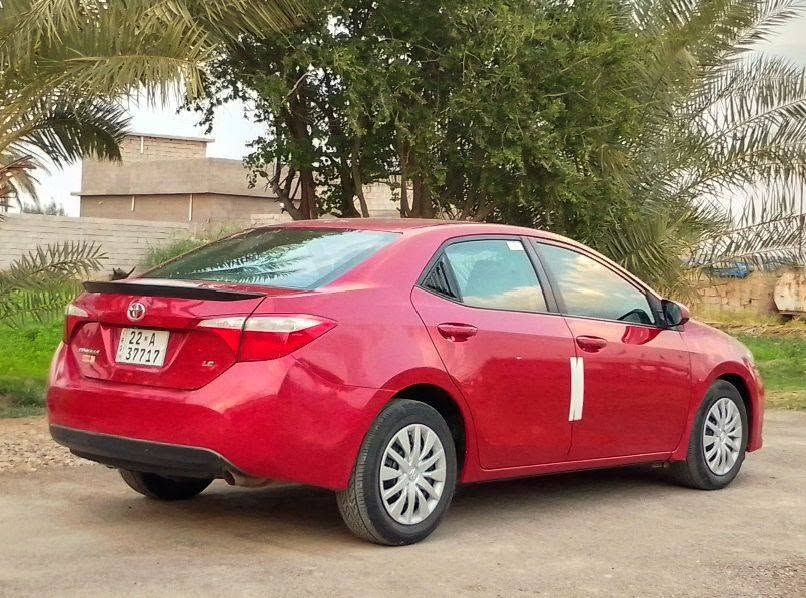 سلام عليكم
للبيع فقط…!
TOYOTA Corolla كورلا  (أمريكي)
موديل 2016
فئه LE
لون احمر 
 حادث سياره نص بونيد وجامولغات اماميه كلير بدون معجون
بدون دواخل بدون ايرباك 
كير محرك بشرط مامفتوح 
رادار حجر صالنصه راديتر بلادي 
سنويه جديد لحد 2032 
رقم اربيل دولي
سياره بسمي  
ماشي 145  الف   
كهربائية بشرط 
كاميره شاشه 
داخل ابيض و اسود
كروز سرعه
تحكمات جهتين 
مكان ديالى المقدادية
115 وبيه مجال 
استفسار 
***********
***********
