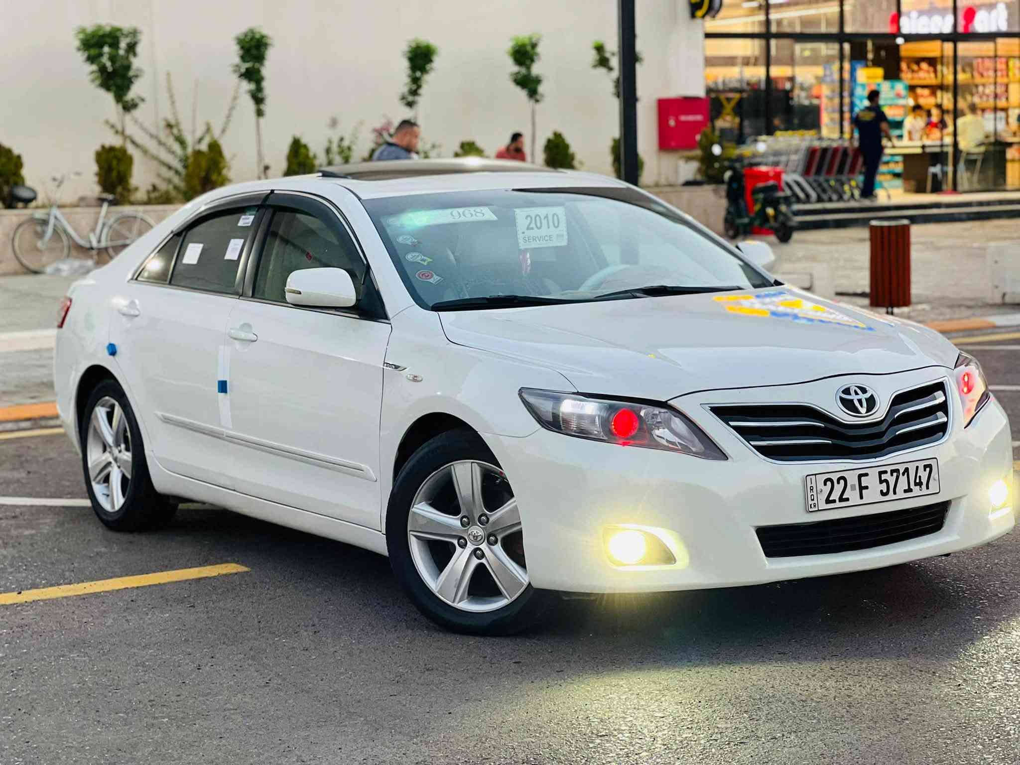 بيع فقط بدون قسط وبدون وعده 
ً
ً
ً
ً
سلام عليكم كامري 2010 خليجي GLX
بسعر مناسب 112$ وبي مجال قليل 

كامري موديل 2010 خليجي فول مواصفات GLX

لون ابيض صدفي ❤️

كير اوتوماتيك❤️

محرك 4 سلندر2400 المرغوب ✈️
تخم تاير جديد 
ويل كروم جديد 5

موصفات : ✔️
شاشه وكامره 

سقف سلايت 

تحكمات ستيرن اتجاهين 

تحديد سرعة

تحكمات كشن السايق كهربائي

اربع جام كهرباء

 انارة دوسات بلادي +اناره داخليه 4

بردة خلفية كهرباء

تحكم عدسات الايتات

بجم زينون شمسي شرط نهار كدامك

تبريد مركزي ثلج قطعتين 

تحكمات المري+أشاير

حساسات خلفية
محرك وكير مامفتوحات شرط 
لاصرف لاصوت ولا بهار 

حالة السيارة نضيفة جددآ جاهزة من كلشي 

كلشيء شغال بشرط ومابيها اي مصروف

السيارة رقم اربيل  شرط تحويل ثاني يوم السياره باسمنا  سنويه لل2030
السياره كفاله عامه من الصبغ والتبديل والبارد 
عنوان السيارة صلاح الدين تكريت 

الرقم ***********
