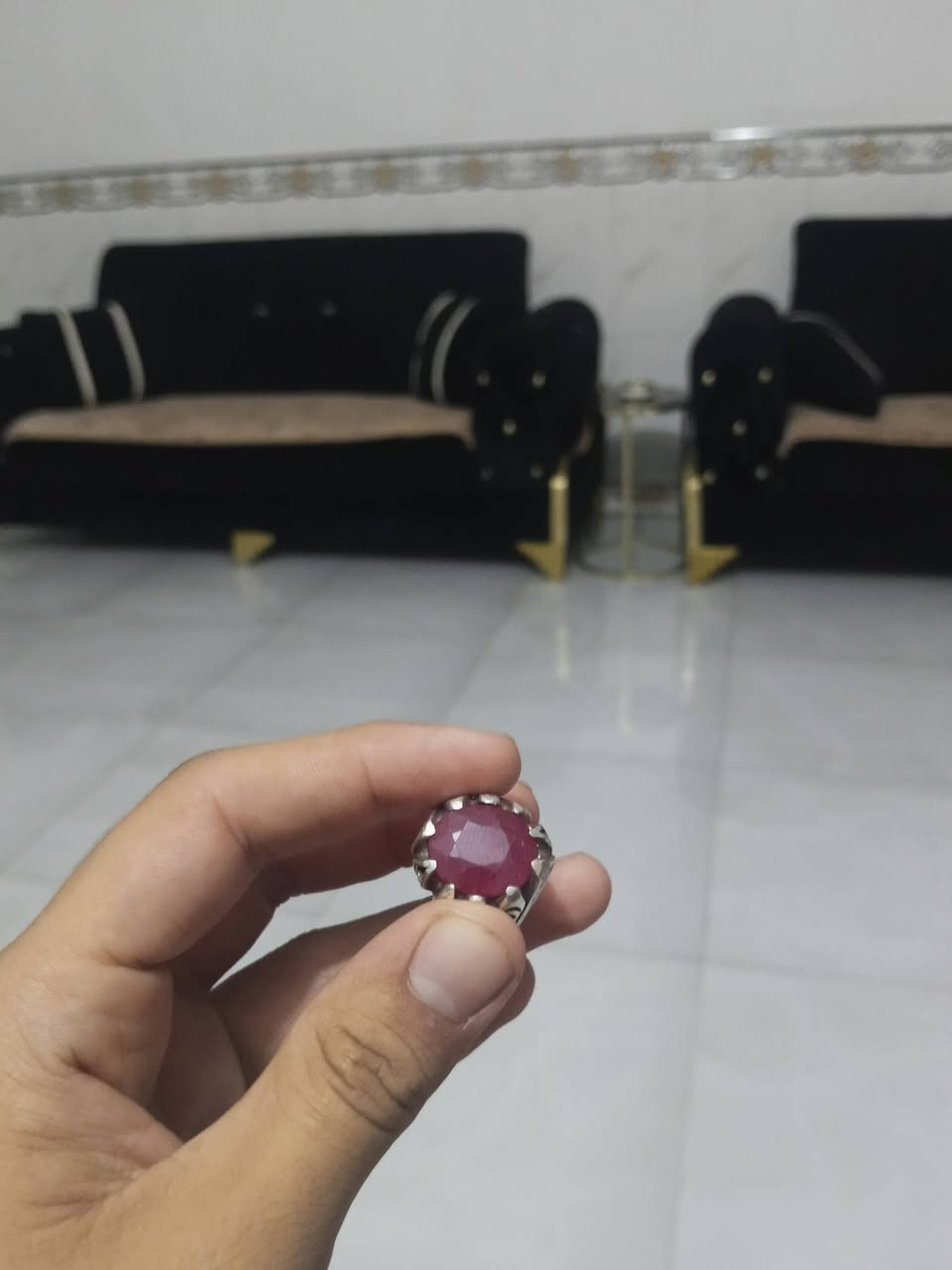 محبس • ياقوت افريقي • صياغة يدوية