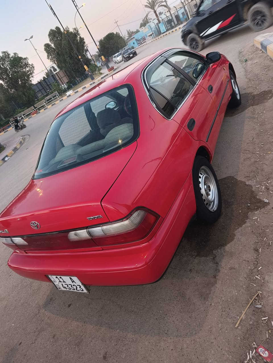 كورلا للبيع موديل 96 رقم بغداد يسره بلاد سياره كير مكينه حداديه وتخم تاير جدد تبريد ثلج مكفوله من الضربه صبغ جماليه مكان السياره نجف الحيره ***********
